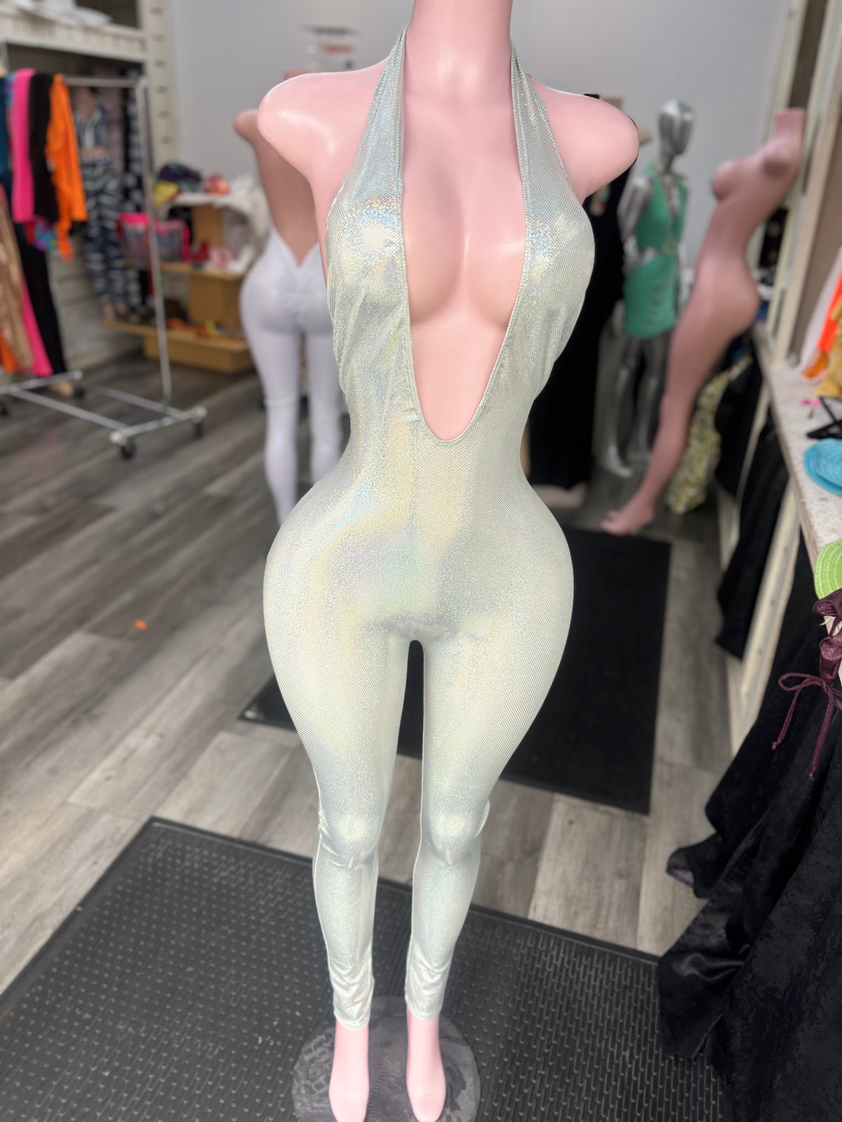 Platinum Deep U Jumpsuit