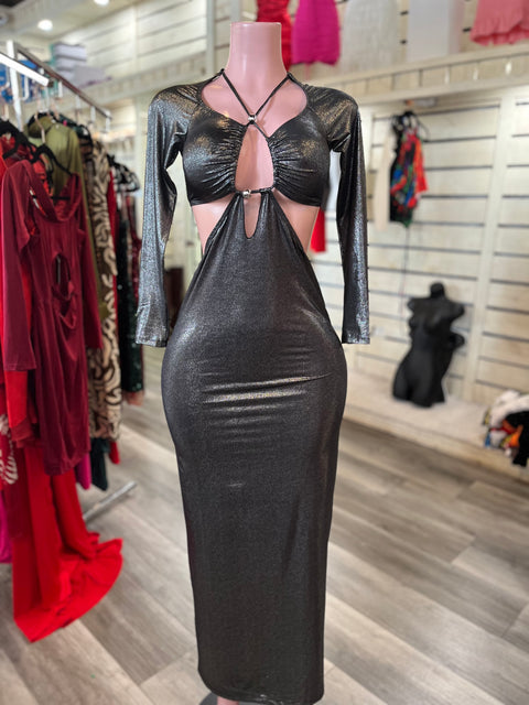Metallic Goddess Dress