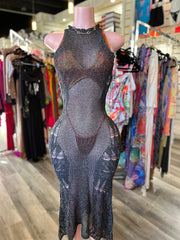 Shiny Maxi Cover Up