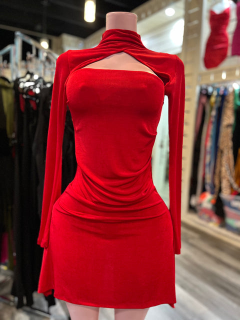 Sexy AF Long Sleeve Dress