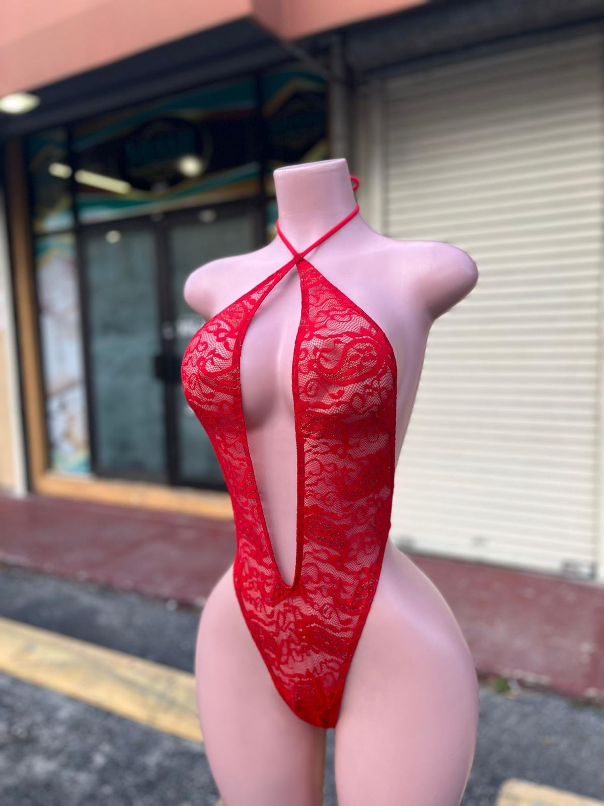 メッシュモノキニワンピース