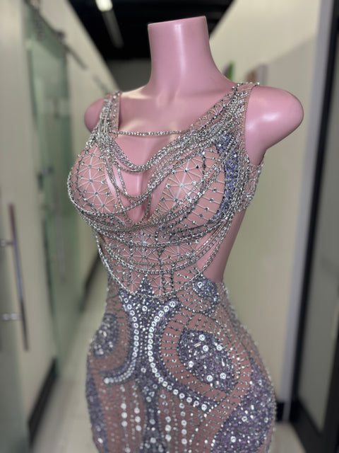 Oh Wow Rhinestone Dress