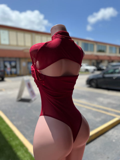 Mesh Body With Skirt