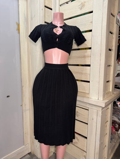 Take Me To Class Skirt Set