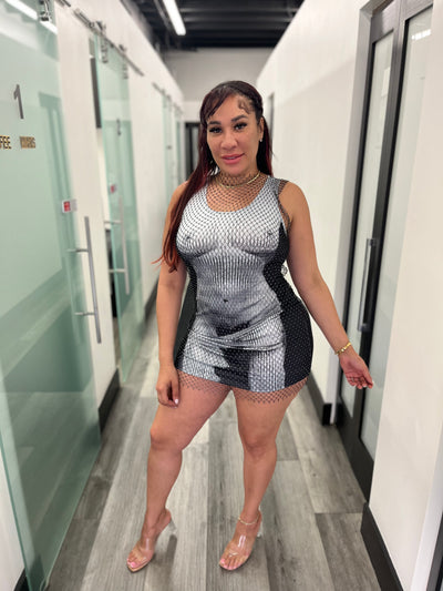 Shine Body Mini Dress
