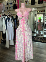 Tropical Vacation Back Tie Dress