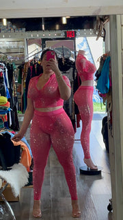 Look At Me Shine Pant Set