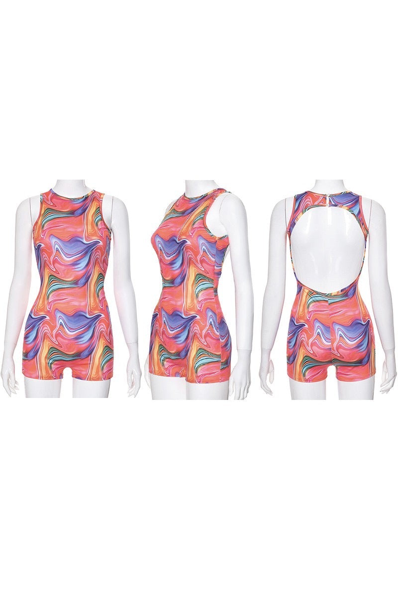 Candy Swirl Romper