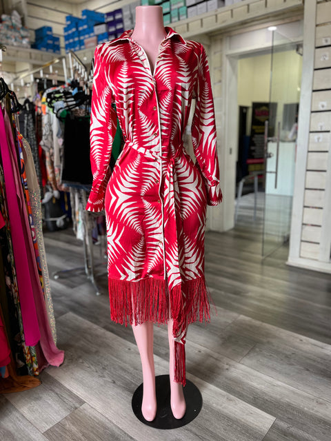 Red Leaf Beauty Dress