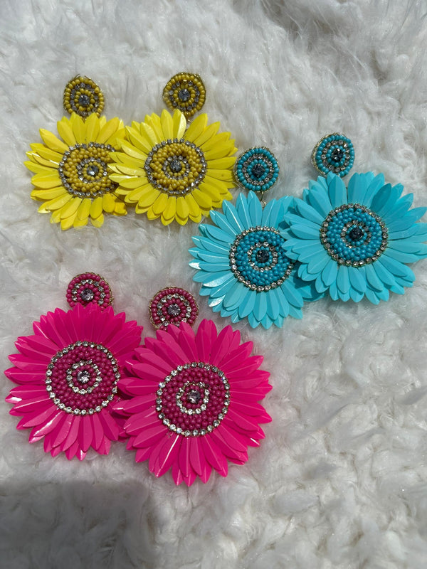 Flower Color Earring