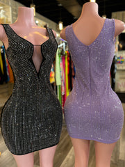 Luxury Shine Mini Dress