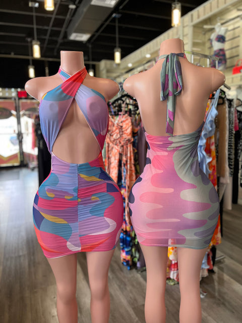 Multi Color Summer Dress