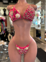 Embellished Bikini W Skirt