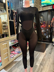 See Thru Jumpsuit