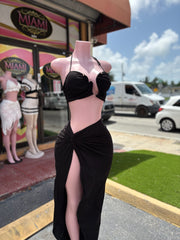Diosa Side Open Skirt Set