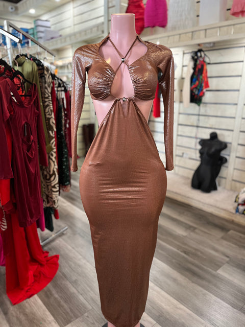 Metallic Goddess Dress