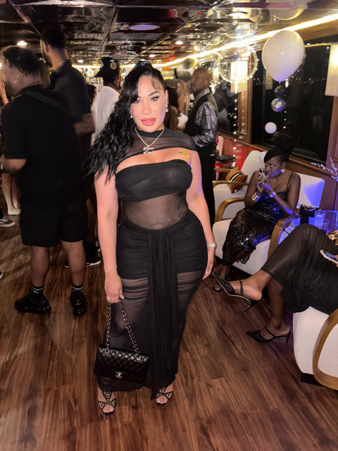 Mesh Body With Skirt