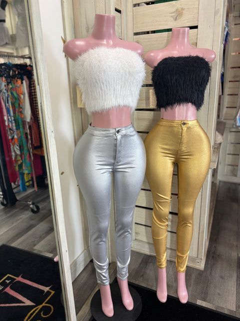 Metallic Pants