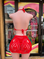 Crochet Bikini With Skirt