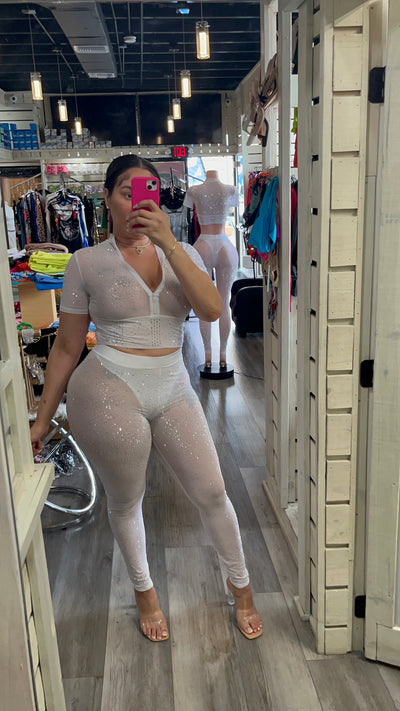 Look At Me Shine Pant Set