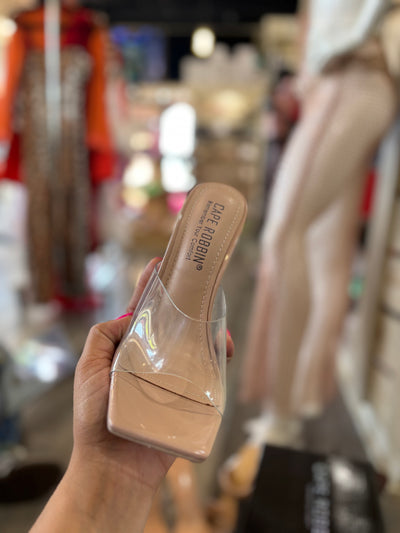 Gold Stem Heels