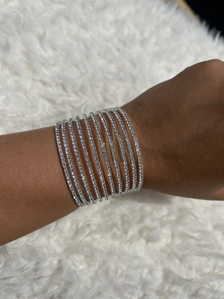 Multi Layer Diamond Bracelet