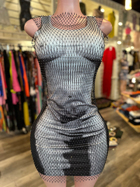 Shine Body Mini Dress