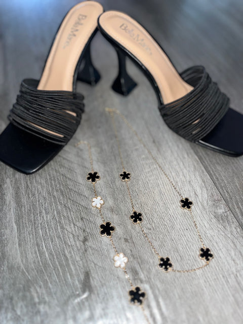 Multi Strap Sandal Heel