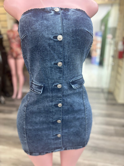 Jean Mini Dress