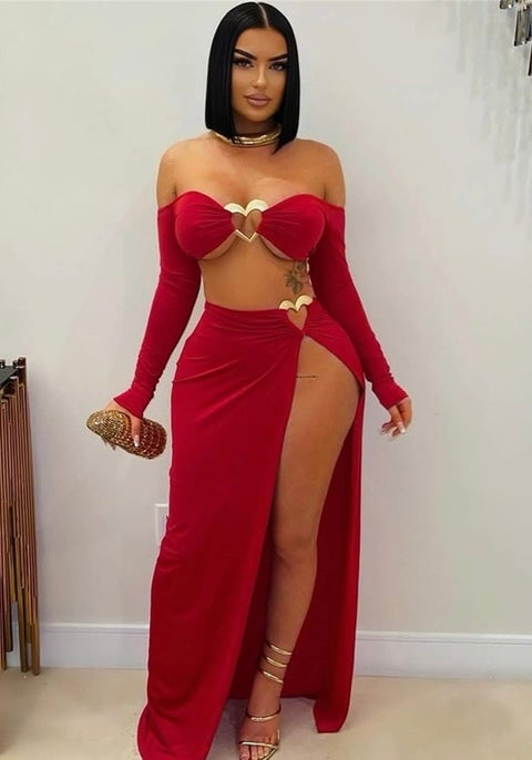 Red Love Skirt
