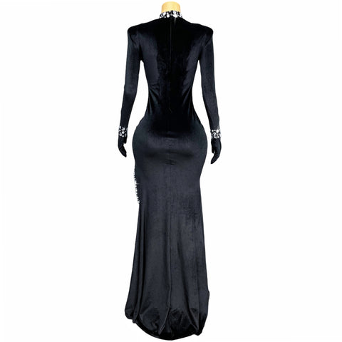 Show A Little Velvet Gown