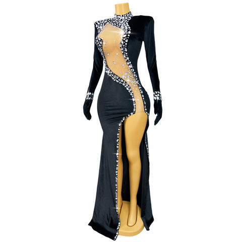 Show A Little Velvet Gown