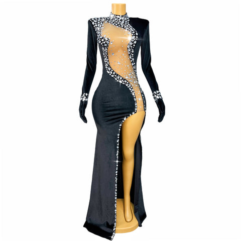 Show A Little Velvet Gown