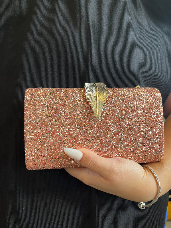 Rose Glitter Handbag