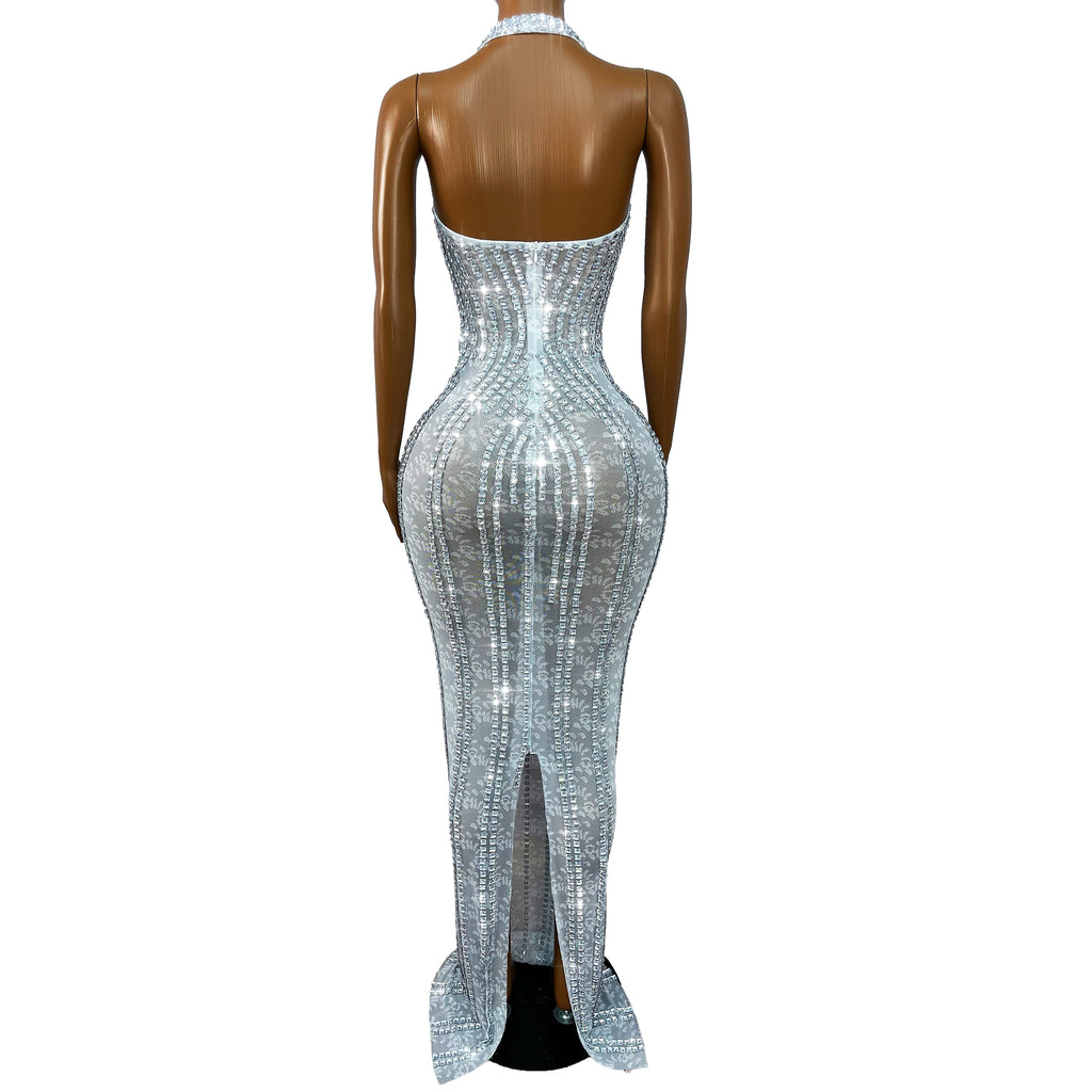 WOW Show Out Rhinestone Dress