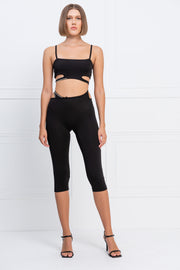 STRAPPY CROP CAMI & LEGGINGS SET
