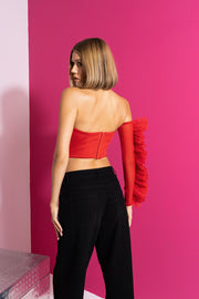 One Sleeve Fall Top