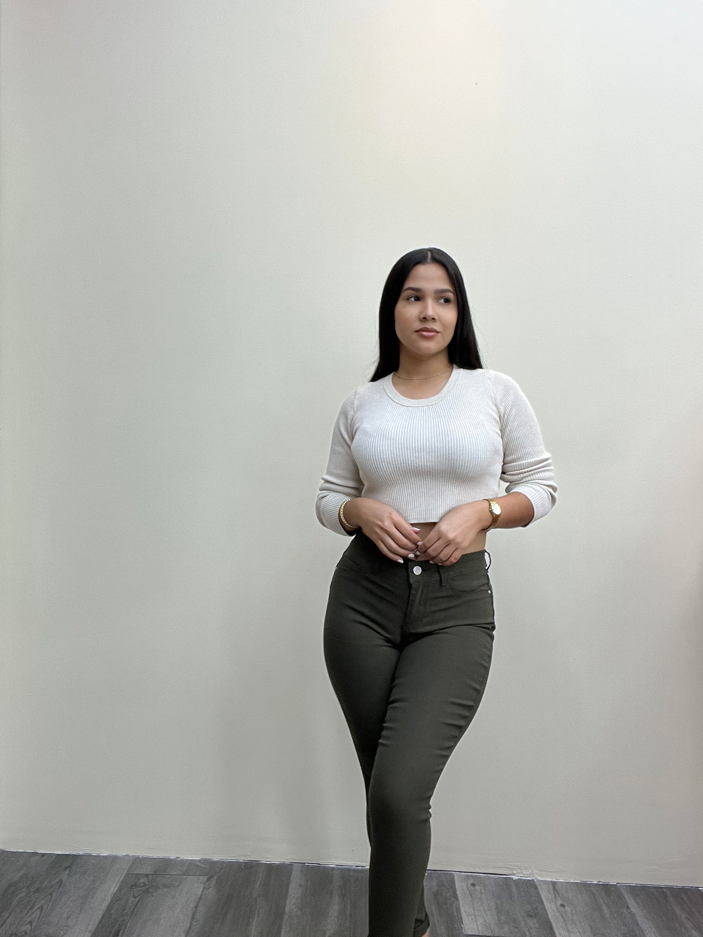 Jeans Green Dark