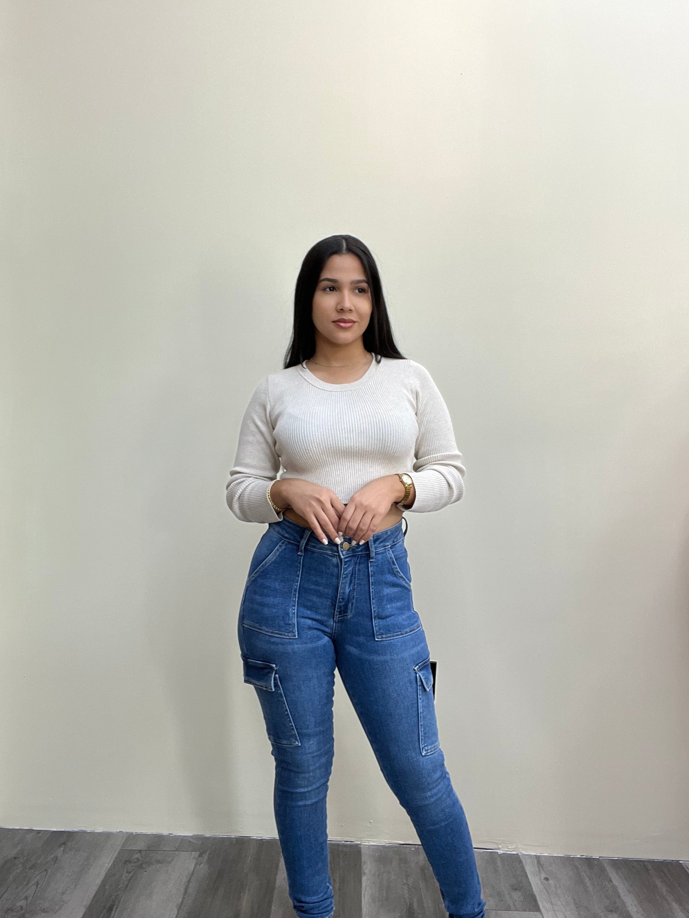 Cargo Skinny Jeans