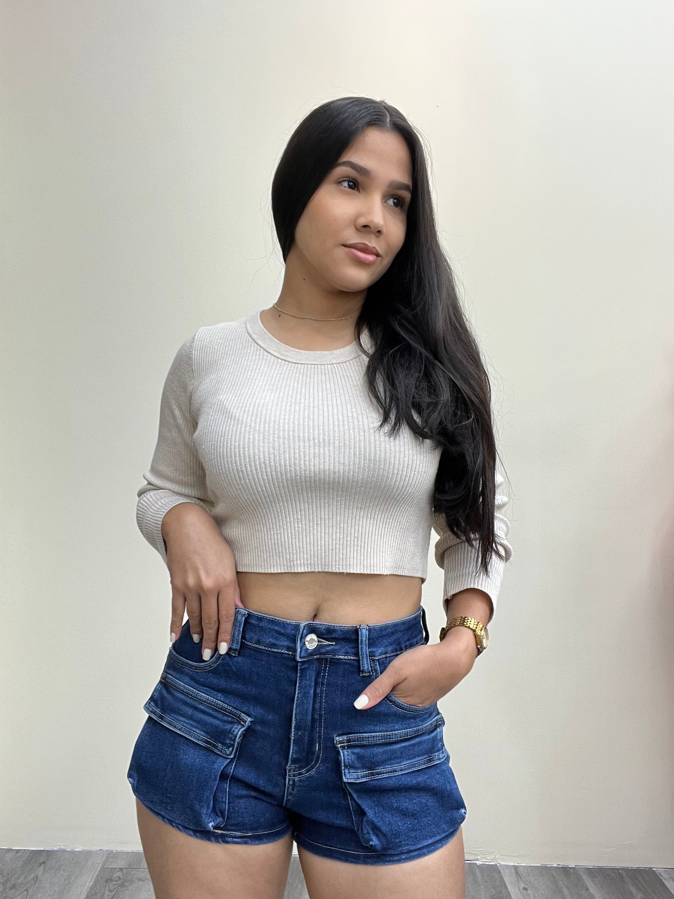 Pocket Short Jeans