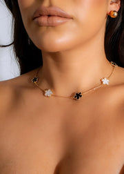 Flower Clover Neclace