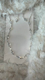 Oval Chain and Earring Set