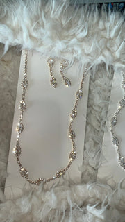 Oval Chain and Earring Set