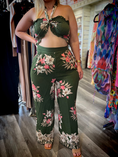 Tropical Pant Set
