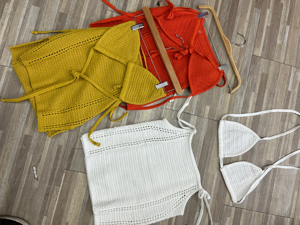 Crochet 2 Piece Skirt Set
