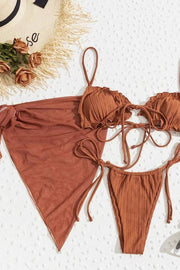 Brown Bikini Set