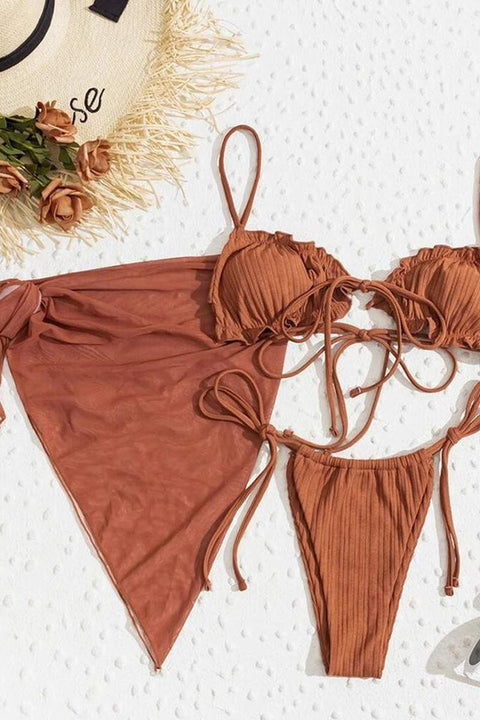 Brown Bikini Set