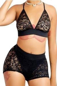 Sexy Lace Short Set