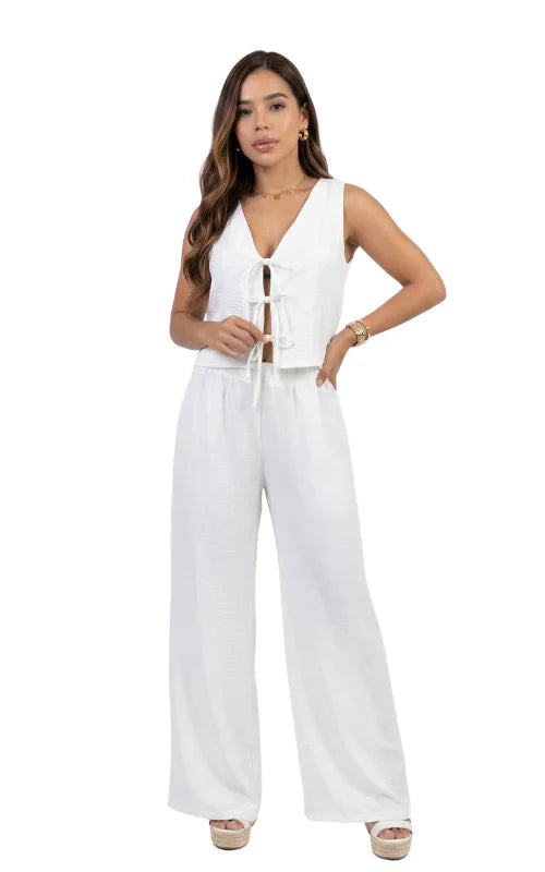 Linen Cute Pant Set