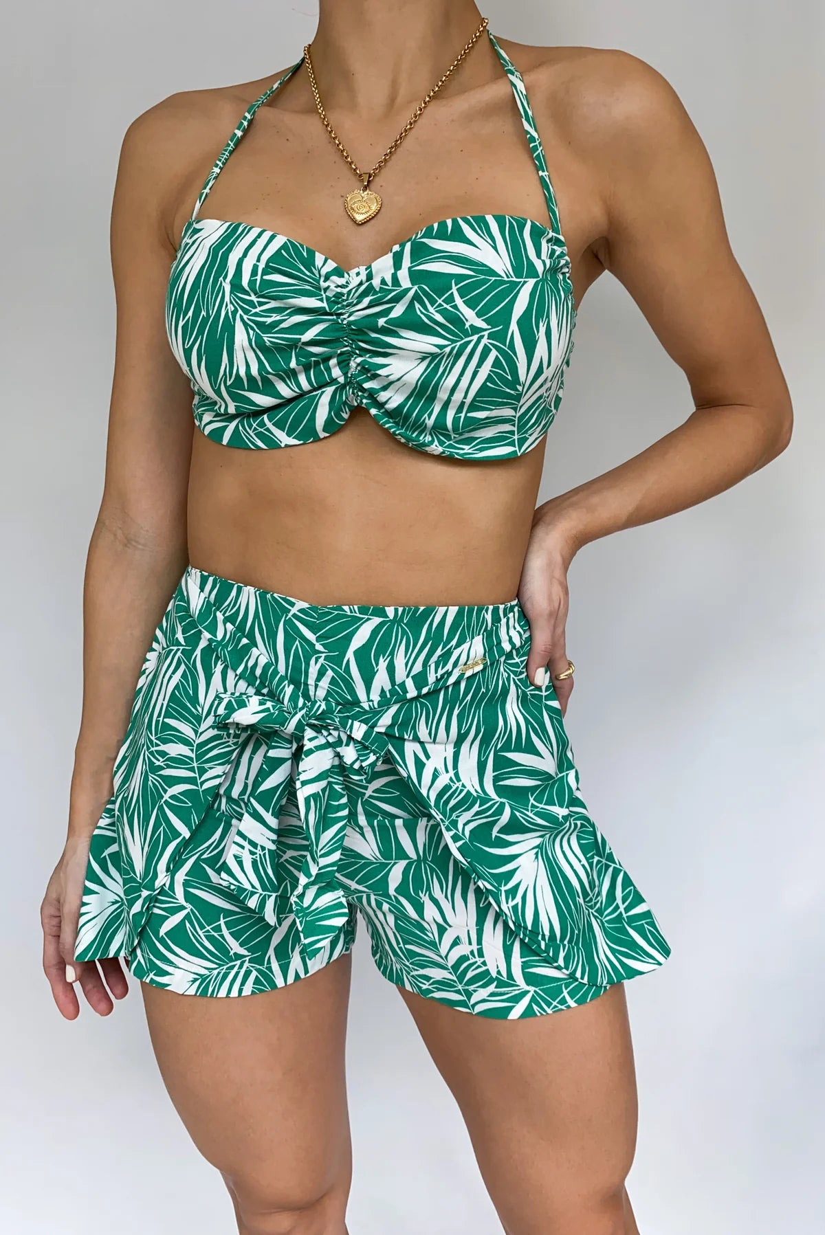 Summer Short Halter Set